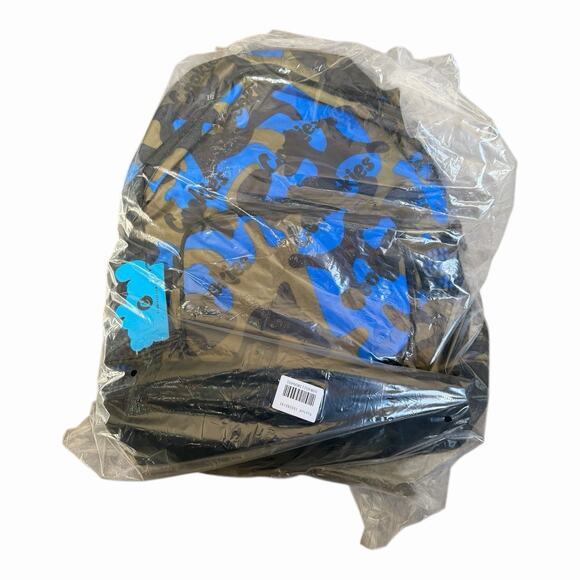 Cookies SF Luxe Smell Proof Luxe Satin Backpack Blue Camo NIP Functional Fashion - Picture 9 of 15